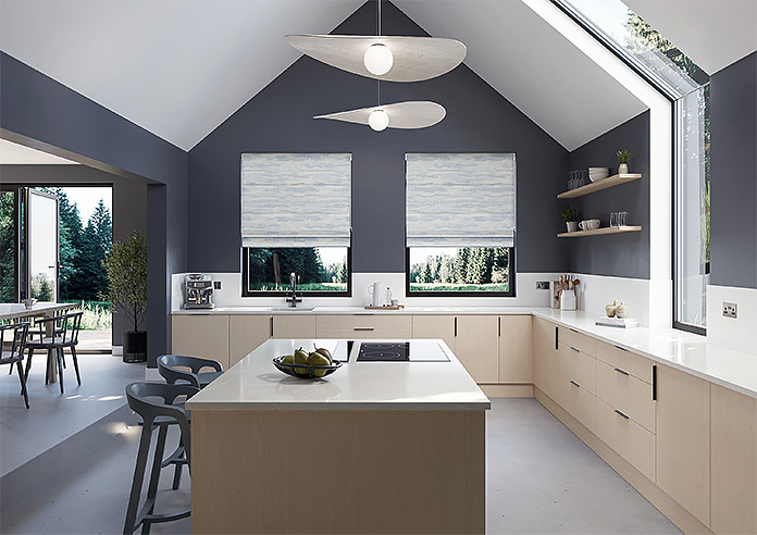Glamour, Slate Blue - Twist&Fit Roman Blind - Image 8